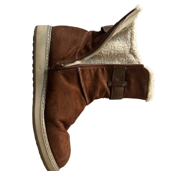 White‎ Mountain Womens 9.5M Taite Fabric Closed Toe Mid-Calf Cold Weather Boots - Picture 8 of 10